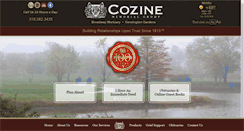 Desktop Screenshot of cozinememorial.com